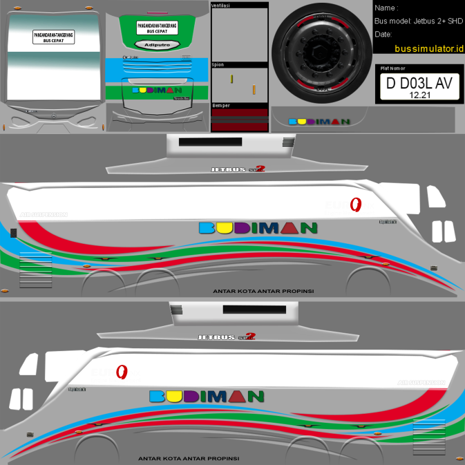 Livery Nakula SHD Budiman