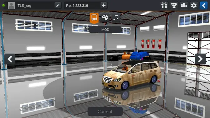 MOD BUSSID Mobil Toyota Grand Innova 2015 Terpal