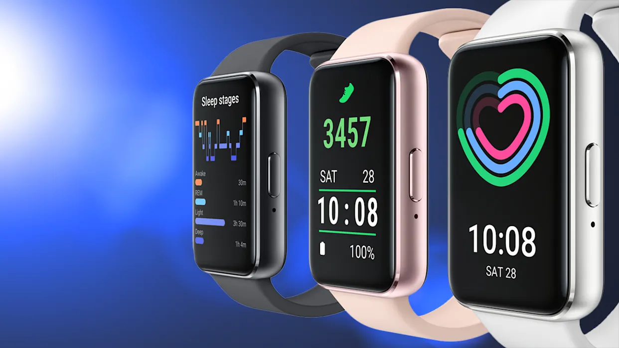 Samsung Galaxy Fit 3 dengan layar jernih