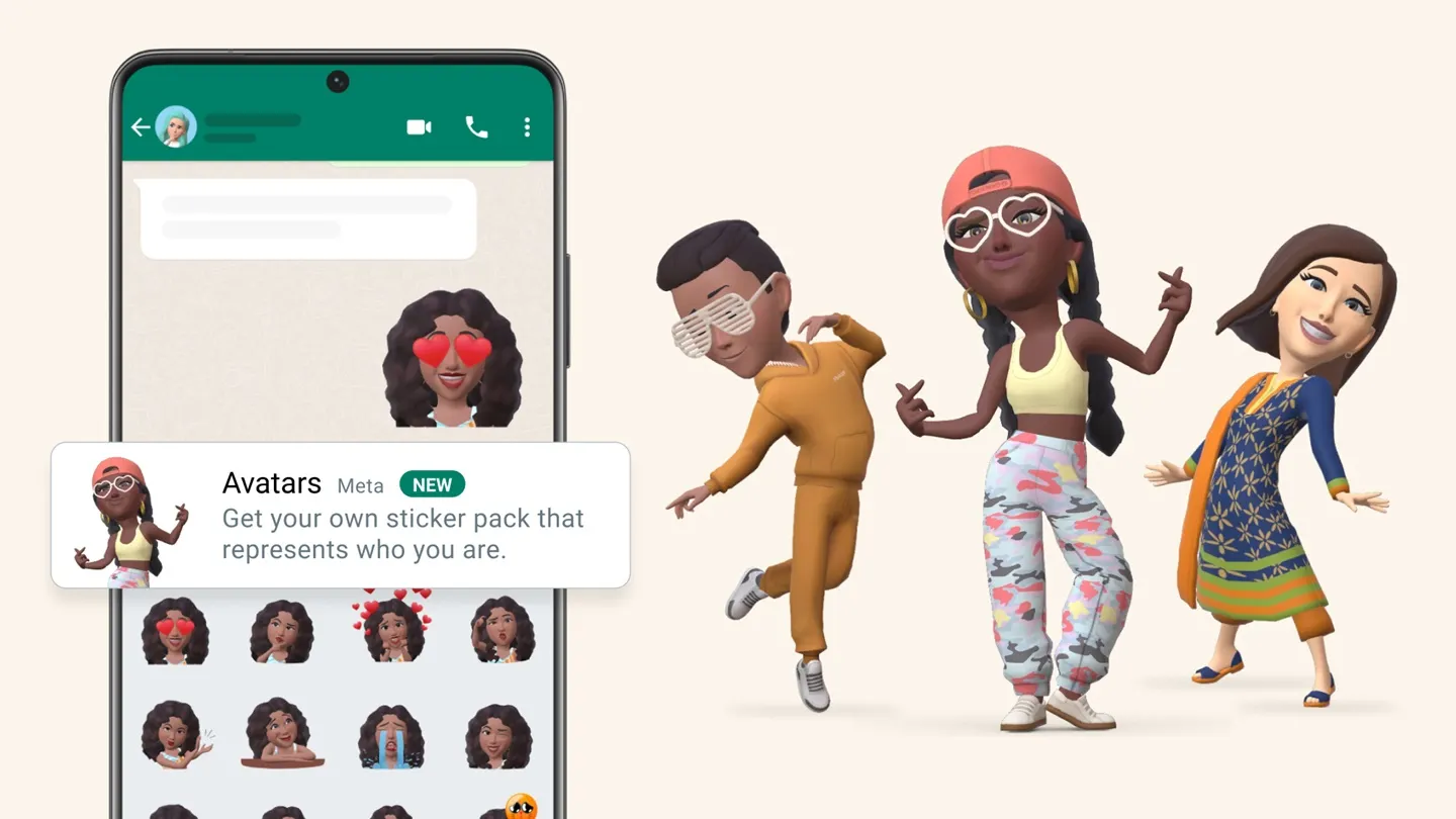 Fitur Avatar WhatsApp di ponsel
