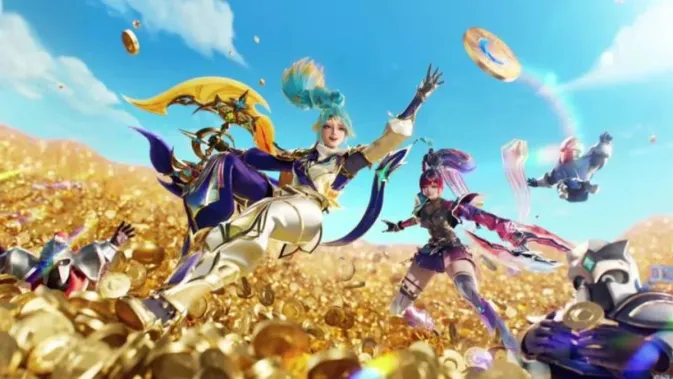 Antarmuka event Diamond Kuning Mobile Legends